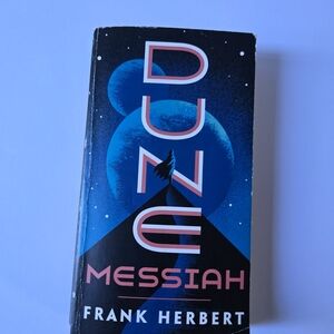Dune Messiah by Frank Herbert - Blue and Black Cover